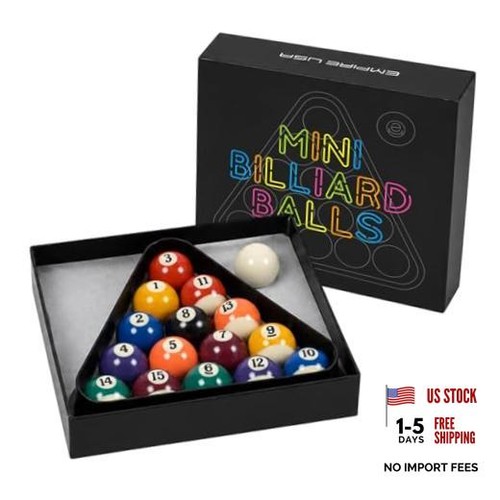Mini billiards pool ball set - mini,