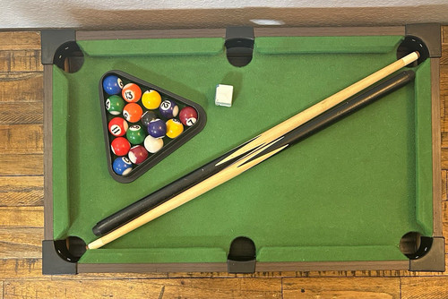 Mini tabletop pool table - tabletop,